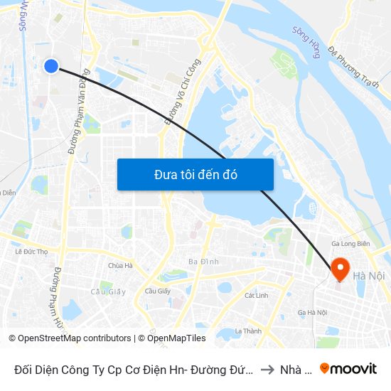 Đối Diện Công Ty Cp Cơ Điện Hn- Đường Đức Thắng to Nhà B8 map