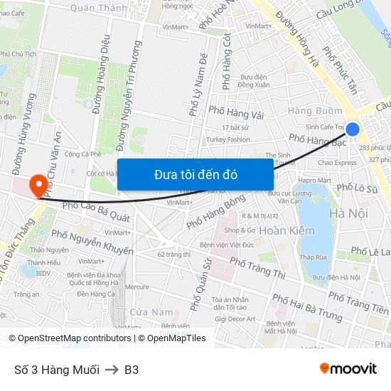 Số 3 Hàng Muối to B3 map