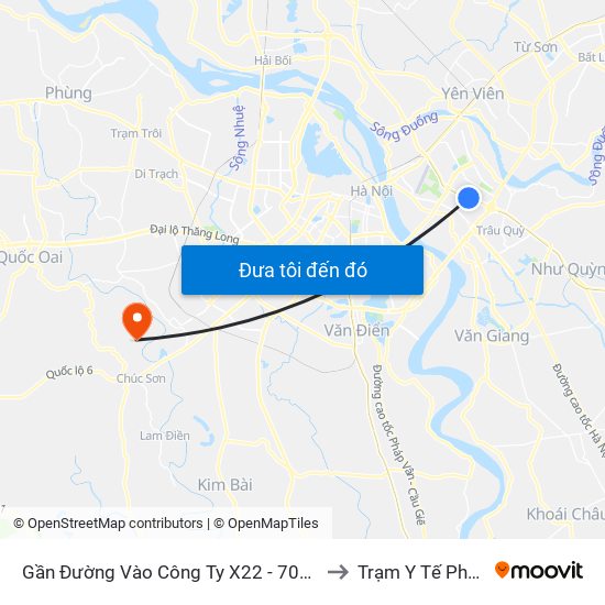 Gần Đường Vào Công Ty X22 - 705 Nguyễn Văn Linh to Trạm Y Tế Phụng Châu map