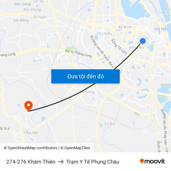 274-276 Khâm Thiên to Trạm Y Tế Phụng Châu map