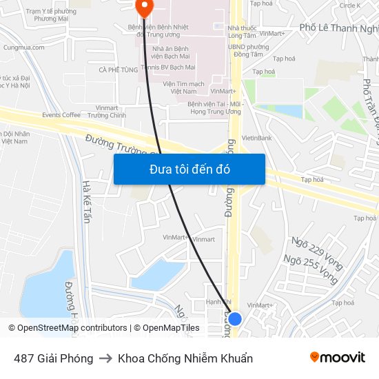 487 Giải Phóng to Khoa Chống Nhiễm Khuẩn map