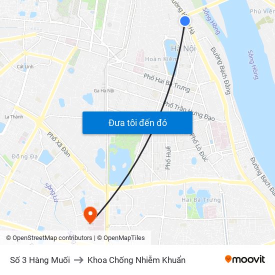 Số 3 Hàng Muối to Khoa Chống Nhiễm Khuẩn map