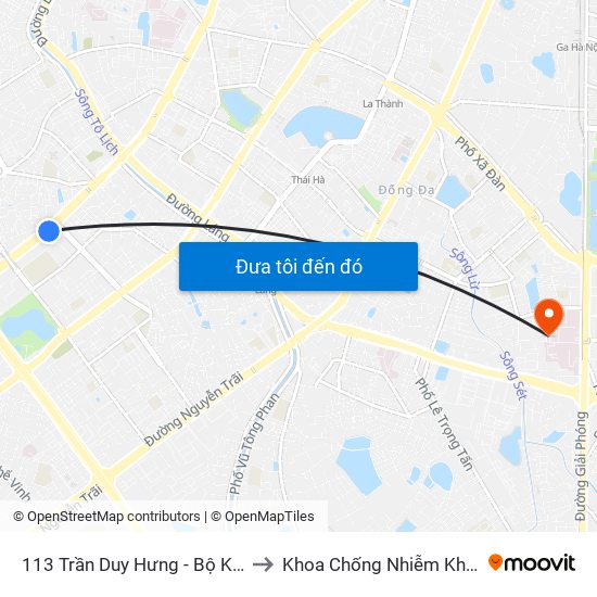 113 Trần Duy Hưng - Bộ Khcn to Khoa Chống Nhiễm Khuẩn map