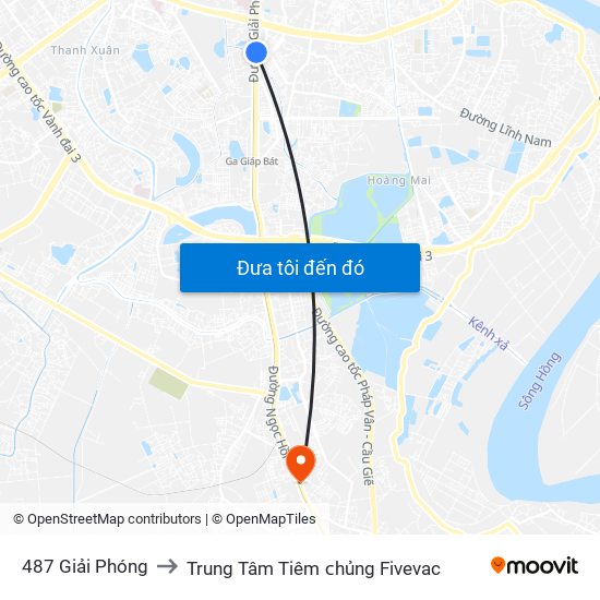 487 Giải Phóng to Trung Tâm Tiêm ᴄhủng Fivevac map