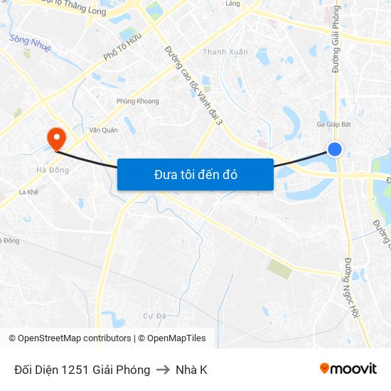 Đối Diện 1251 Giải Phóng to Nhà K map