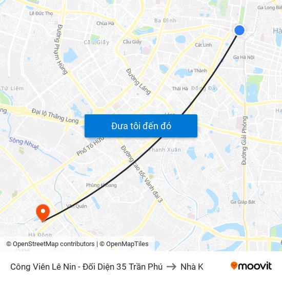 Công Viên Lê Nin - Đối Diện 35 Trần Phú to Nhà K map