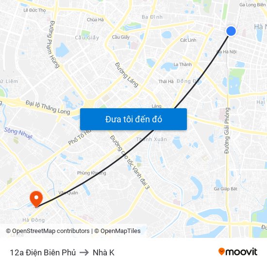 12a Điện Biên Phủ to Nhà K map