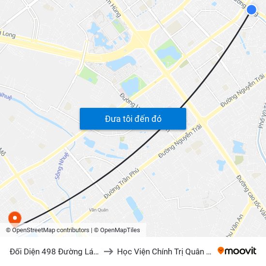 Đối Diện 498 Đường Láng to Học Viện Chính Trị Quân Sự map