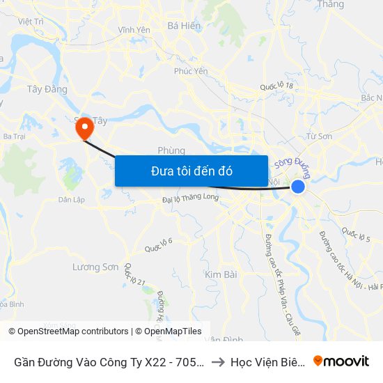 Gần Đường Vào Công Ty X22 - 705 Nguyễn Văn Linh to Học Viện Biên Phòng map