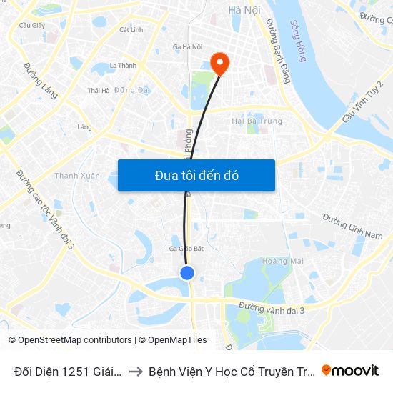 Đối Diện 1251 Giải Phóng to Bệnh Viện Y Học Cổ Truyền Trung Ương map