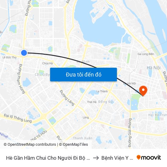 2b Phạm Văn Đồng to Bệnh Viện Y Học Cổ Truyền Trung Ương map