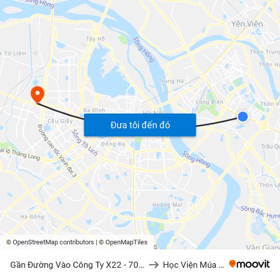 Gần Đường Vào Công Ty X22 - 705 Nguyễn Văn Linh to Học Viện Múa Việt Nam map