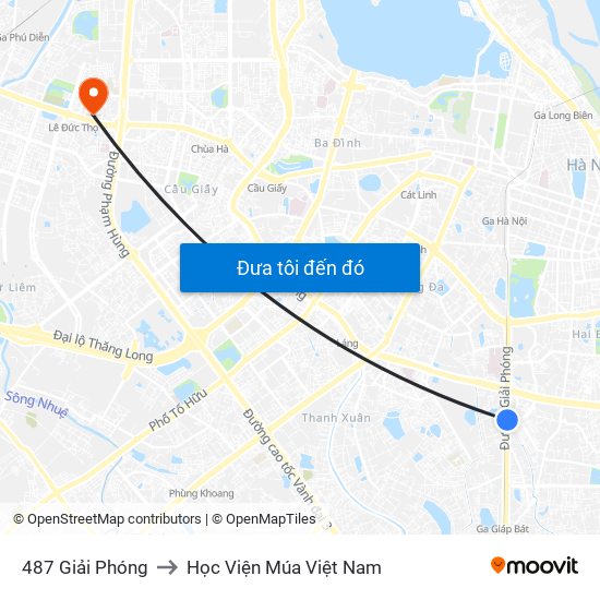 487 Giải Phóng to Học Viện Múa Việt Nam map