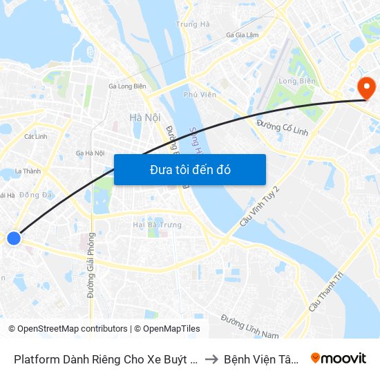 Platform Dành Riêng Cho Xe Buýt Trước Nhà 604 Trường Chinh to Bệnh Viện Tâm Thần Hà Nội map