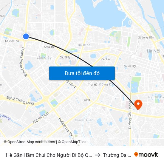 2b Phạm Văn Đồng to Trường Đại Học Kinh Tế Quốc Dân map