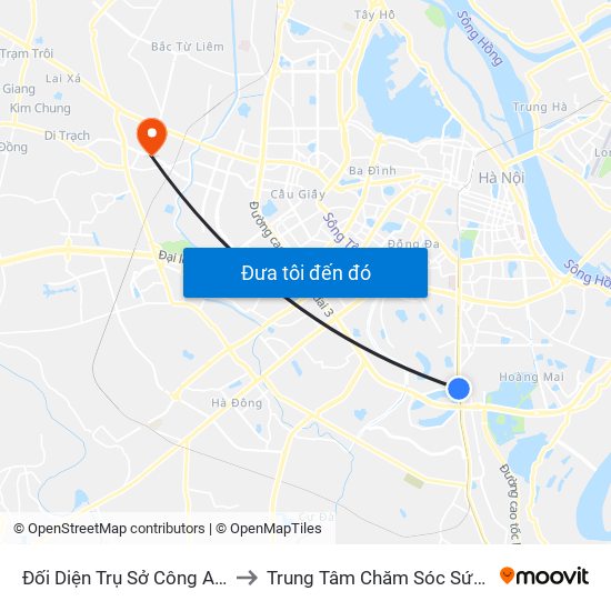 Đối Diện Trụ Sở Công An Phường Hoàng Liệt- 1277 Giải Phóng to Trung Tâm Chăm Sóc Sức Khoẻ Người Cao Tuổi Hoa Sen Lotus Care map