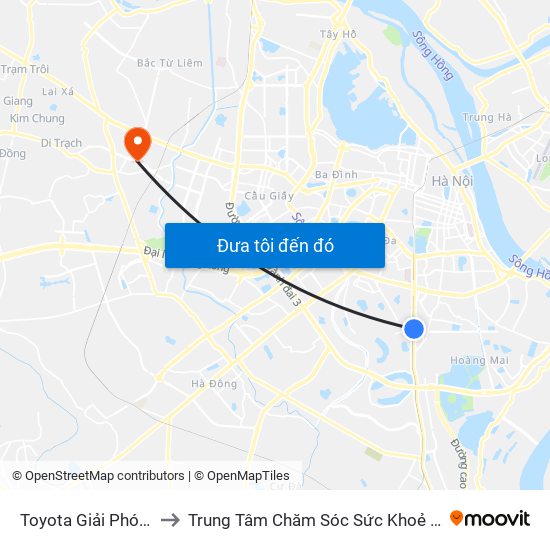 Toyota Giải Phóng - 807 Giải Phóng to Trung Tâm Chăm Sóc Sức Khoẻ Người Cao Tuổi Hoa Sen Lotus Care map