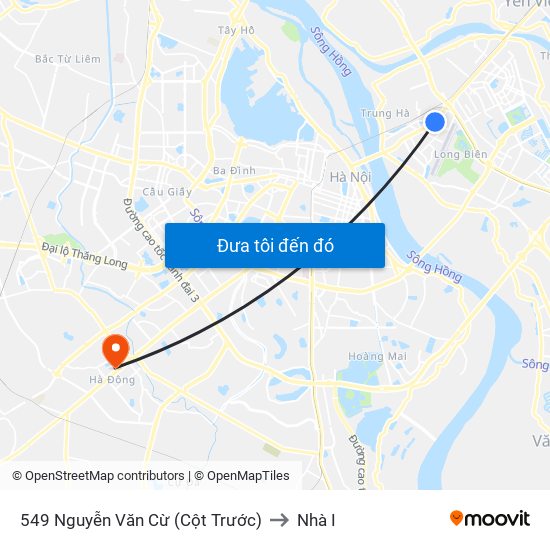 549 Nguyễn Văn Cừ (Cột Trước) to Nhà I map