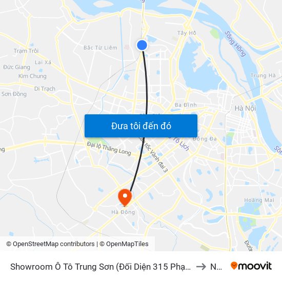 Showroom Ô Tô Trung Sơn (Đối Diện 315 Phạm Văn Đồng) to Nhà I map