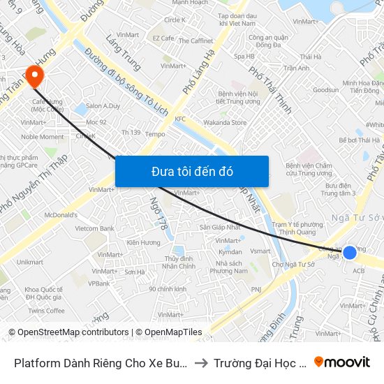 Platform Dành Riêng Cho Xe Buýt Trước Nhà 604 Trường Chinh to Trường Đại Học Lao Động - Xã Hội map