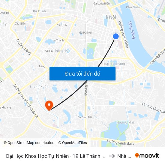 Đại Học Khoa Học Tự Nhiên - 19 Lê Thánh Tông to Nhà S1 map