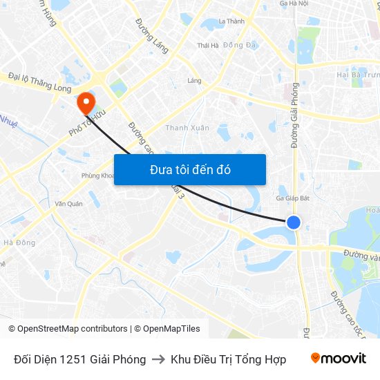 Đối Diện 1251 Giải Phóng to Khu Điều Trị Tổng Hợp map