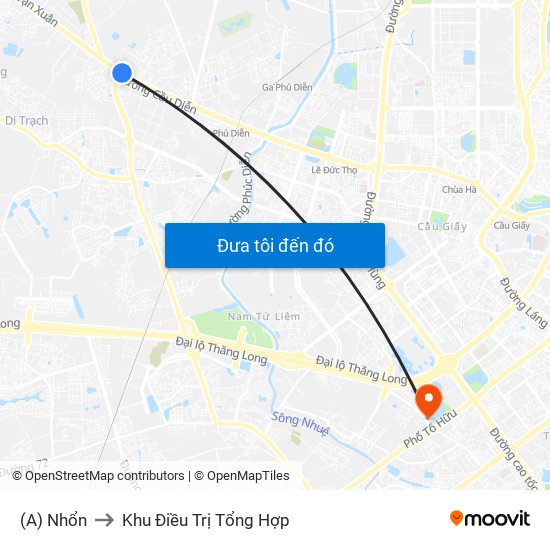 (A) Nhổn to Khu Điều Trị Tổng Hợp map