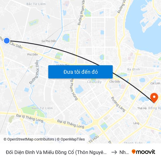 Đối Diện Đình Và Miếu Đồng Cổ (Thôn Nguyên Xá) - Đường 32 to Nhà D map