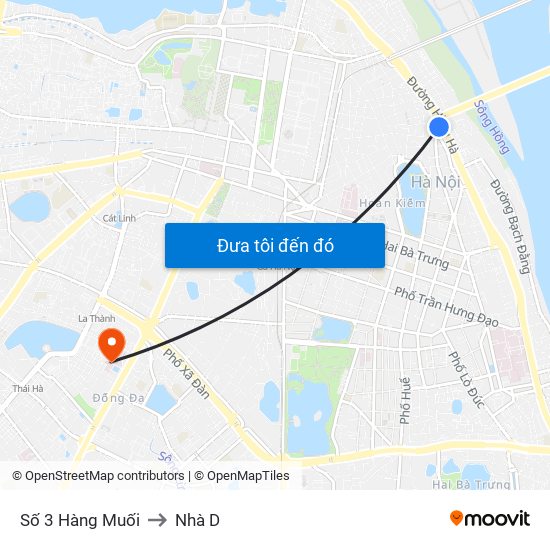 Số 3 Hàng Muối to Nhà D map