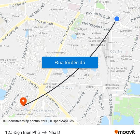 12a Điện Biên Phủ to Nhà D map