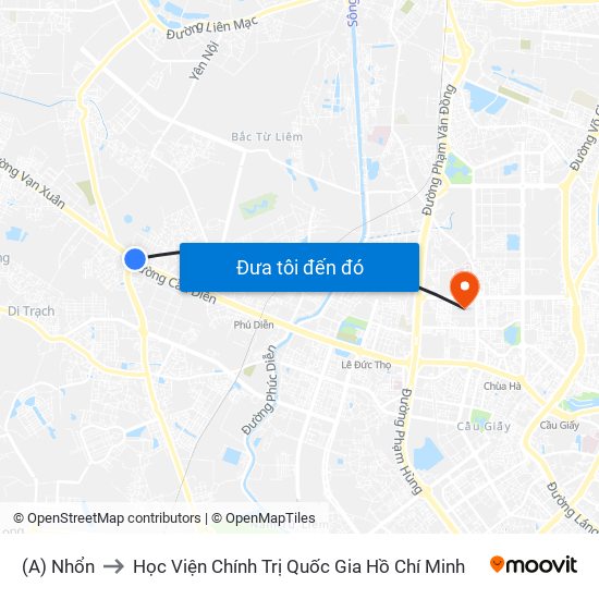 (A) Nhổn to Học Viện Chính Trị Quốc Gia Hồ Chí Minh map