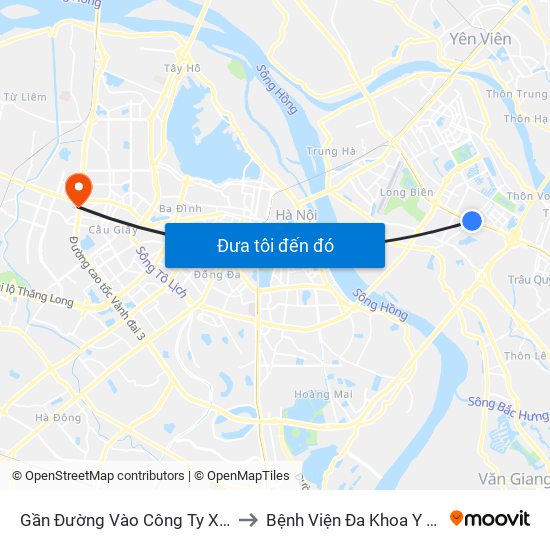 Gần Đường Vào Công Ty X22 - 705 Nguyễn Văn Linh to Bệnh Viện Đa Khoa Y Học Cổ Truyền Hà Nội map