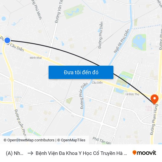 (A) Nhổn to Bệnh Viện Đa Khoa Y Học Cổ Truyền Hà Nội map