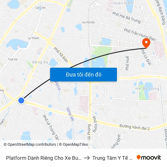 Platform Dành Riêng Cho Xe Buýt Trước Nhà 604 Trường Chinh to Trung Tâm Y Tế Quận Hai Bà Trưng map
