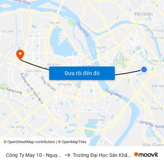 Công Ty May 10 - Nguyễn Văn Linh to Trường Đại Học Sân Khấu - Điện Ảnh map