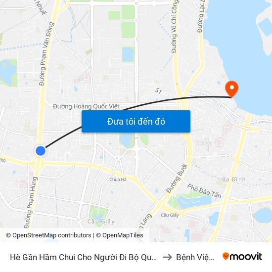 2b Phạm Văn Đồng to Bệnh Viện Tư Nhân Medlatec map