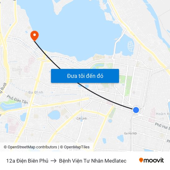 12a Điện Biên Phủ to Bệnh Viện Tư Nhân Medlatec map