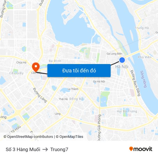 Số 3 Hàng Muối to Truong7 map
