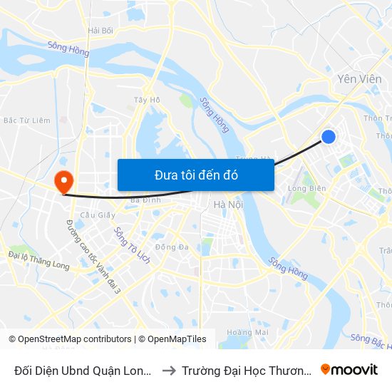 Đối Diện Ubnd Quận Long Biên to Trường Đại Học Thương Mại map