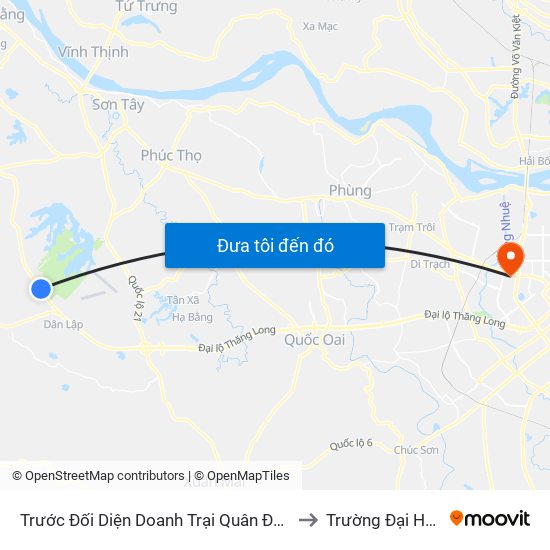 Trước Đối Diện Doanh Trại Quân Đội Nhân Dân Việt Nam 15m, Đt87 to Trường Đại Học Thương Mại map