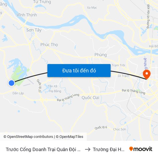 Trước Cổng Doanh Trại Quân Đội Nhân Dân Việt Nam 10m, Đt87 to Trường Đại Học Thương Mại map