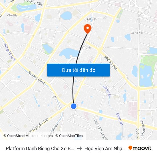 Platform Dành Riêng Cho Xe Buýt Trước Nhà 604 Trường Chinh to Học Viện Âm Nhạc Quốc Gia Việt Nam map