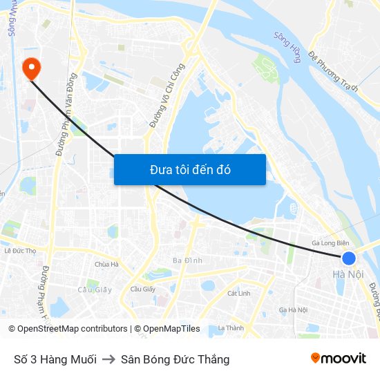 Số 3 Hàng Muối to Sân Bóng Đức Thắng map