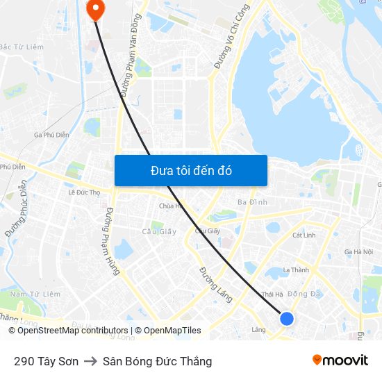 290 Tây Sơn to Sân Bóng Đức Thắng map