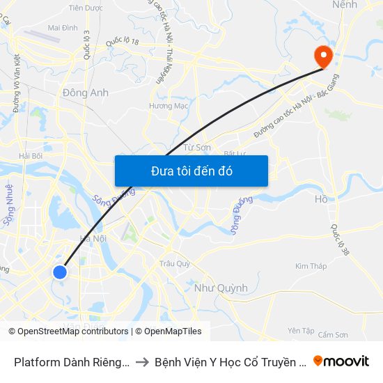 Platform Dành Riêng Cho Xe Buýt Trước Nhà 604 Trường Chinh to Bệnh Viện Y Học Cổ Truyền Và Phục Hồi Chức Năng - Bệnh Viện Phổi Tỉnh Bắc Ninh map