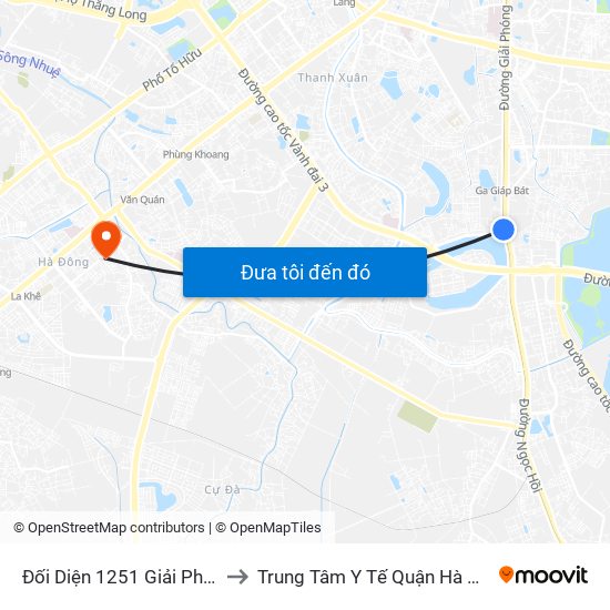 Đối Diện 1251 Giải Phóng to Trung Tâm Y Tế Quận Hà Đông map