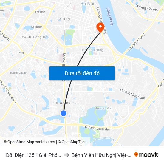 Đối Diện 1251 Giải Phóng to Bệnh Viện Hữu Nghị Việt-Xô map