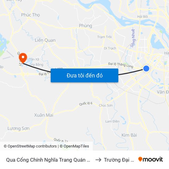 Qua Cổng Chính Nghĩa Trang Quán Dền - Nguyễn Tuân to Trường Đại Học Fpt map