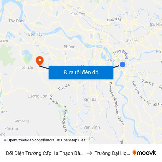 Đối Diện Trường Cấp 1a Thạch Bàn-Cổ Linh to Trường Đại Học Fpt map