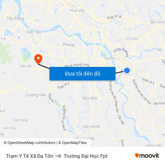 Trạm Y Tế Xã Đa Tốn to Trường Đại Học Fpt map